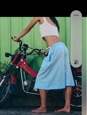 WILL BE GONE SOON"NWOT, Free-est By "Free People, "Menorca Slouchy Capri Shorts"